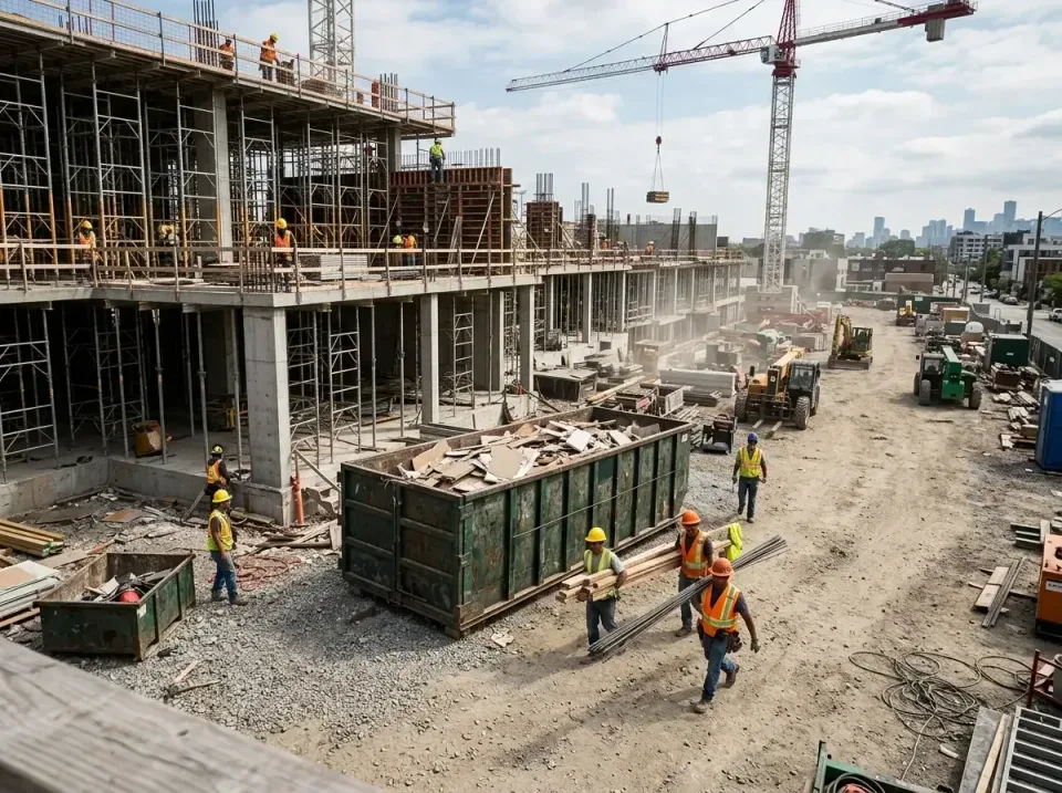 commercial-construction-site-w-002 — frequently asked questions, Low Cost Construction Dumpster Rental in San Fernando, CA